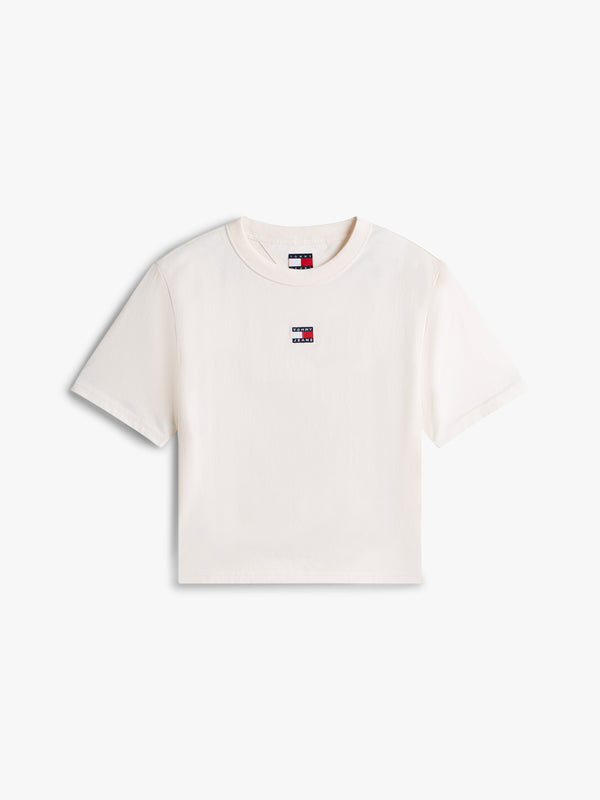 Maglietta con distintivo squadrato